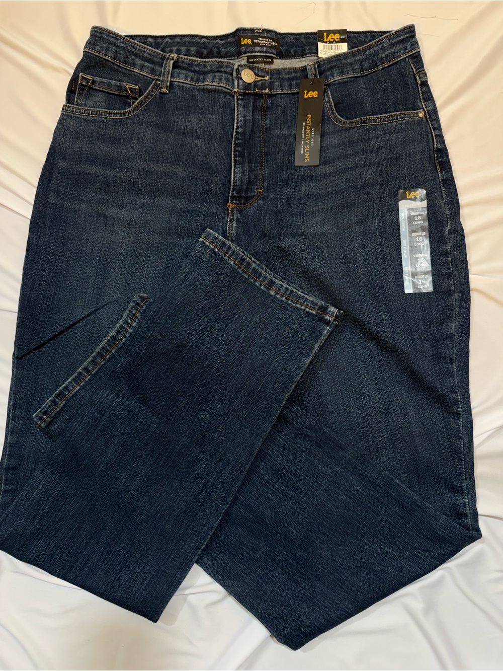Lee Women’s Straight Jeans - Dark Indigo Blue